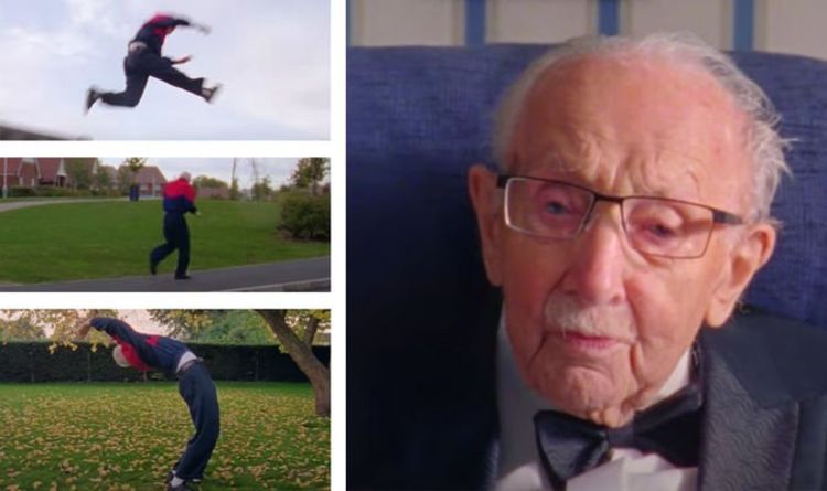 Captain Sir Tom leaves fans stunned as he ditches zimmer frame at GQ Awards to go jogging