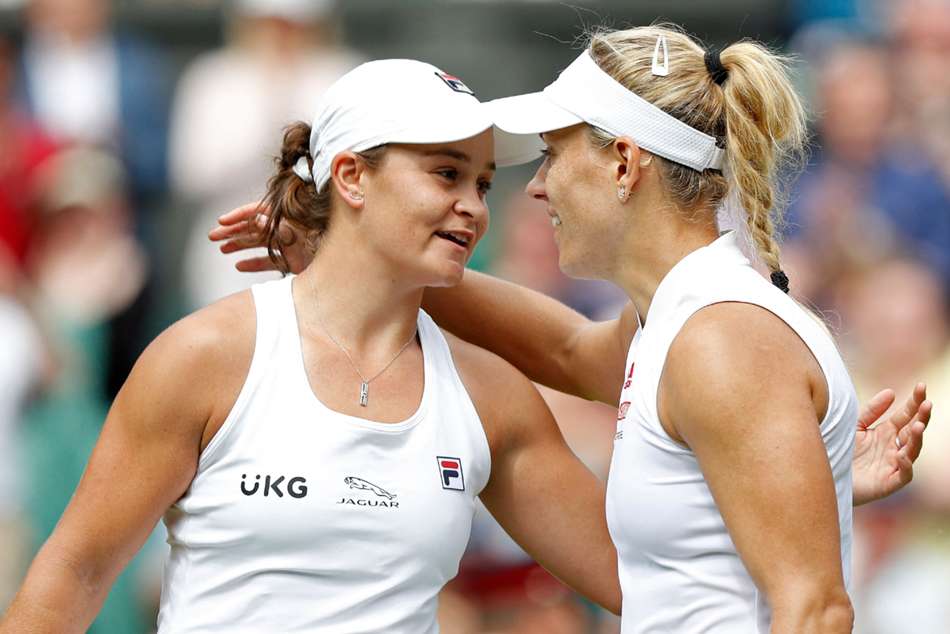 Wimbledon: Barty 'incredibly proud' as she sinks Kerber to reach women's final