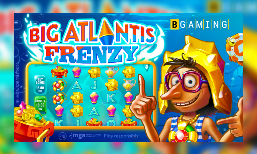 A new approach to ‘fishing’ slots: BGaming releases its Big Atlantis Frenzy