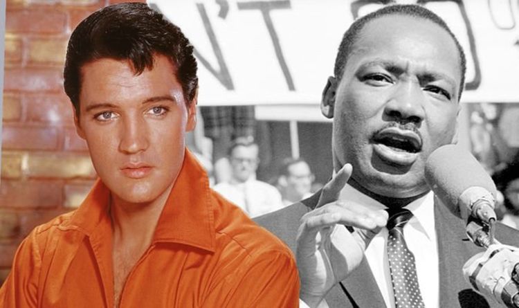 Elvis Presley paid tribute to Martin Luther King Jr in emotional performance