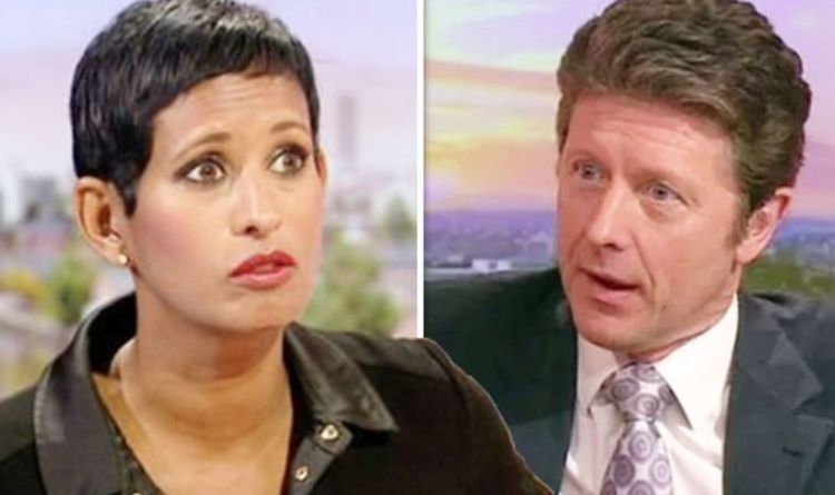 Naga Munchetty reacts after viewer says