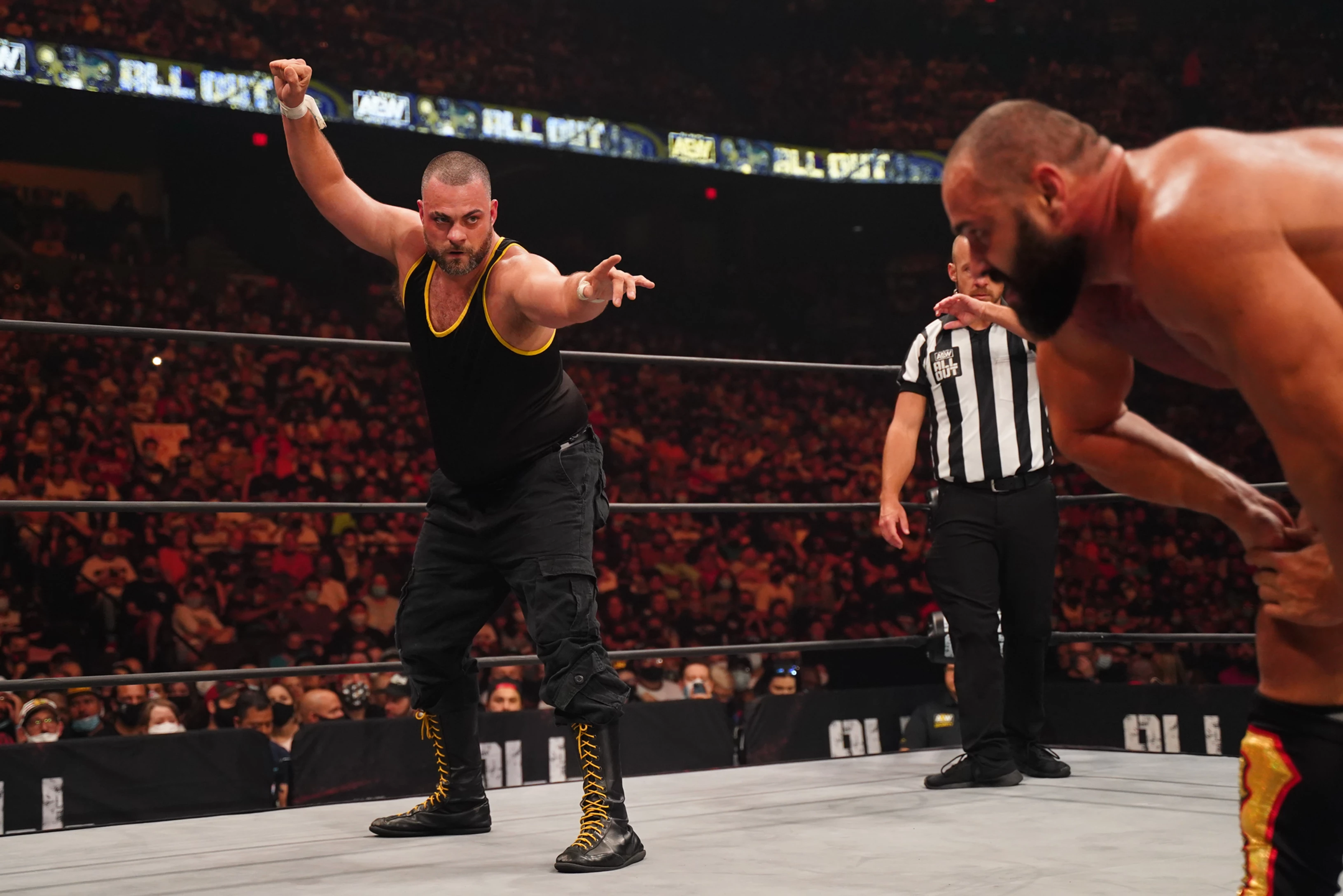 Eddie Kingston Injured His Shoulder in Loss to CM Punk at 2021 AEW Full Gear