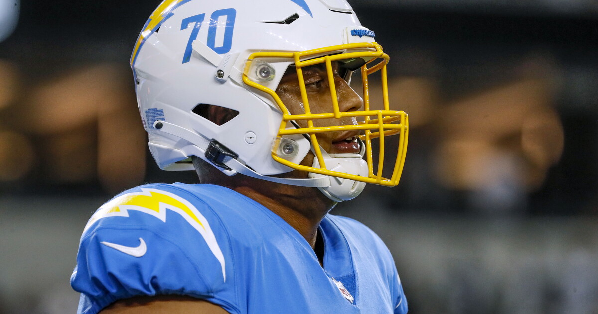 Chargers rookie Rashawn Slater knew he was going to be good. So did his dad
