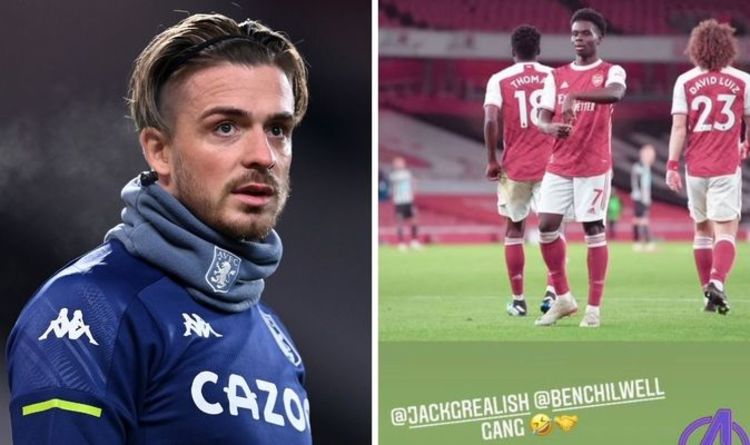 Bukayo Saka sends Jack Grealish private Instagram message with Arsenal tipped for transfer