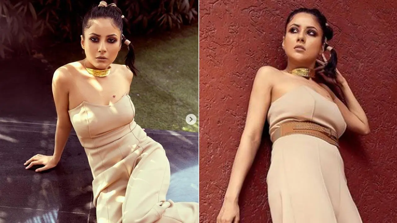 See Post: Shehnaaz Gill goes chic in beige corset pantsuit