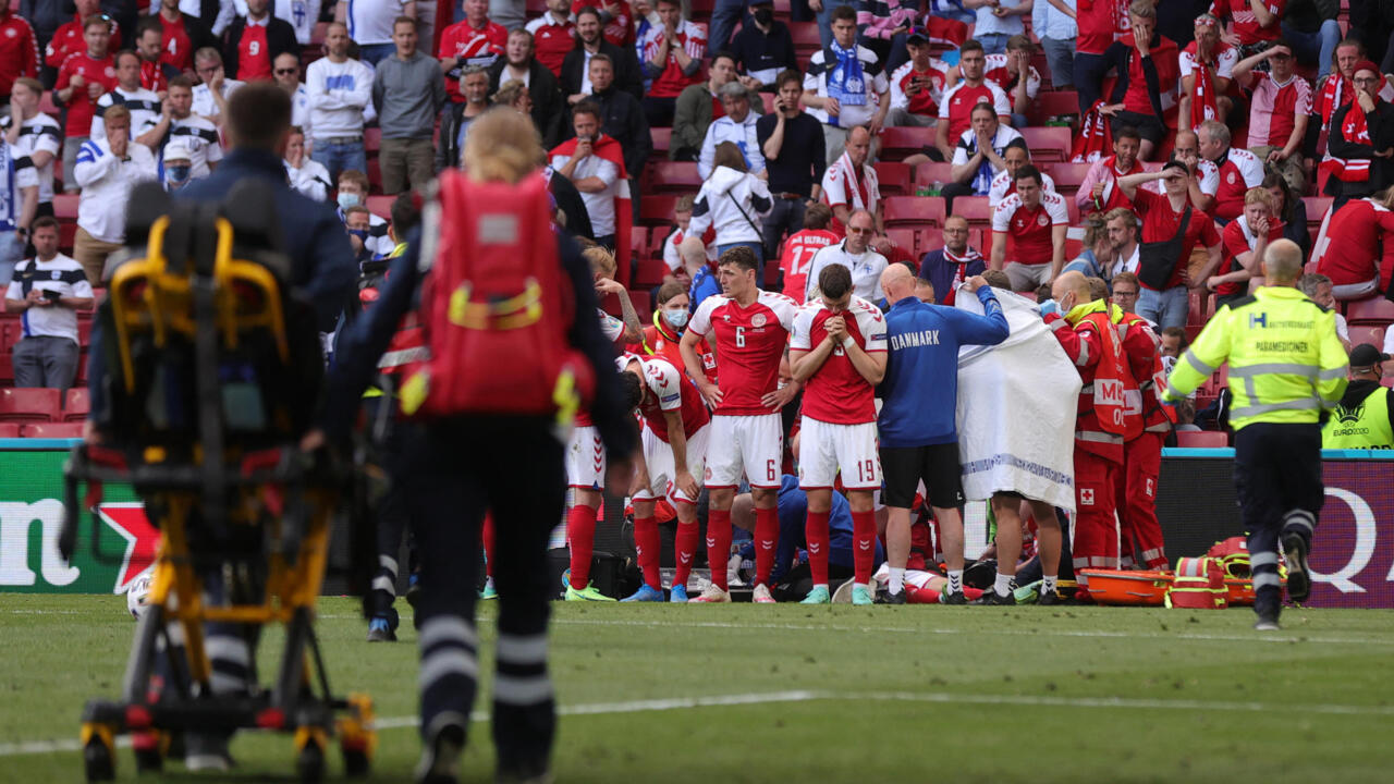 Denmark's Christian Eriksen in stable condition after collapse during match