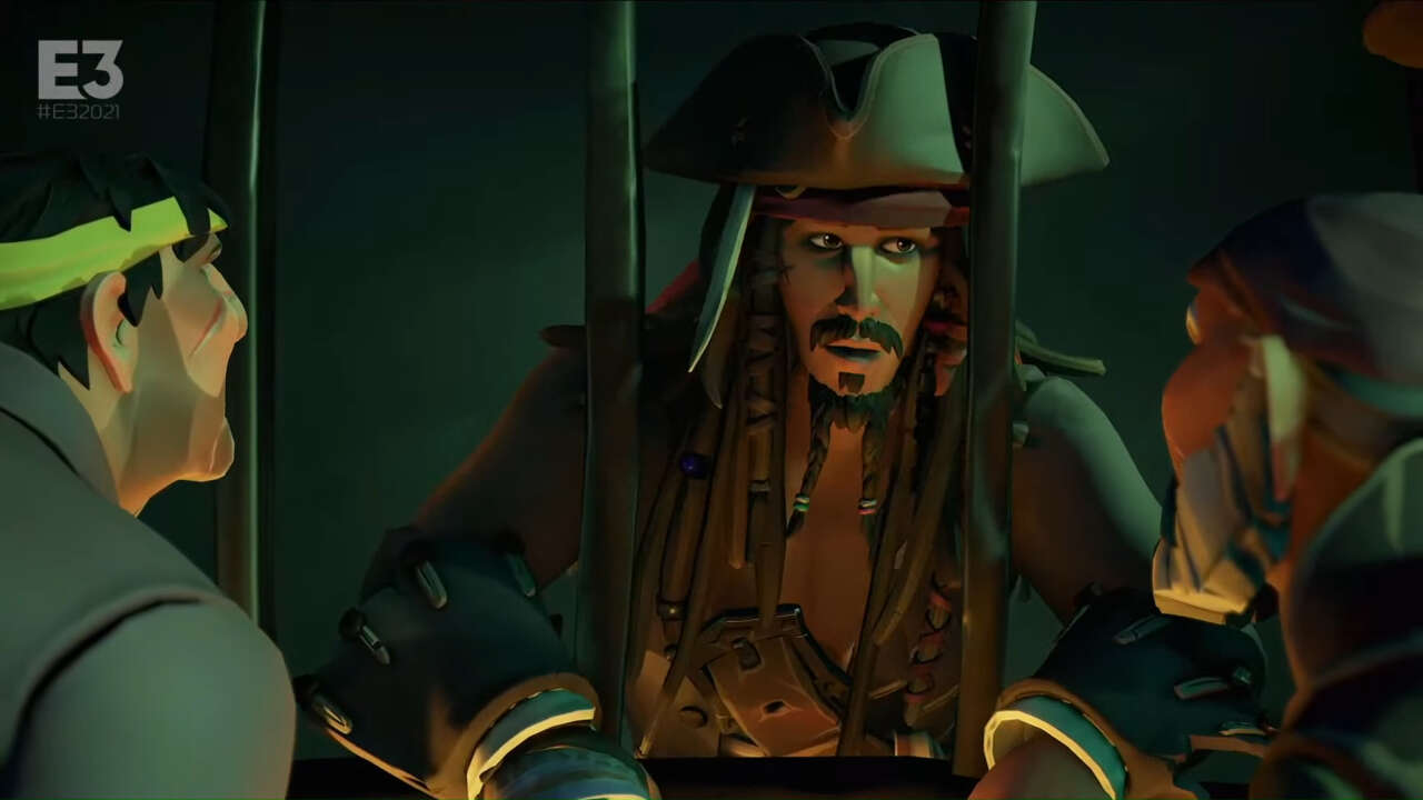 Sea of Thieves Update Adds Captain Jack Sparrow with Pirates Of The Caribbean Crossover coming June 22