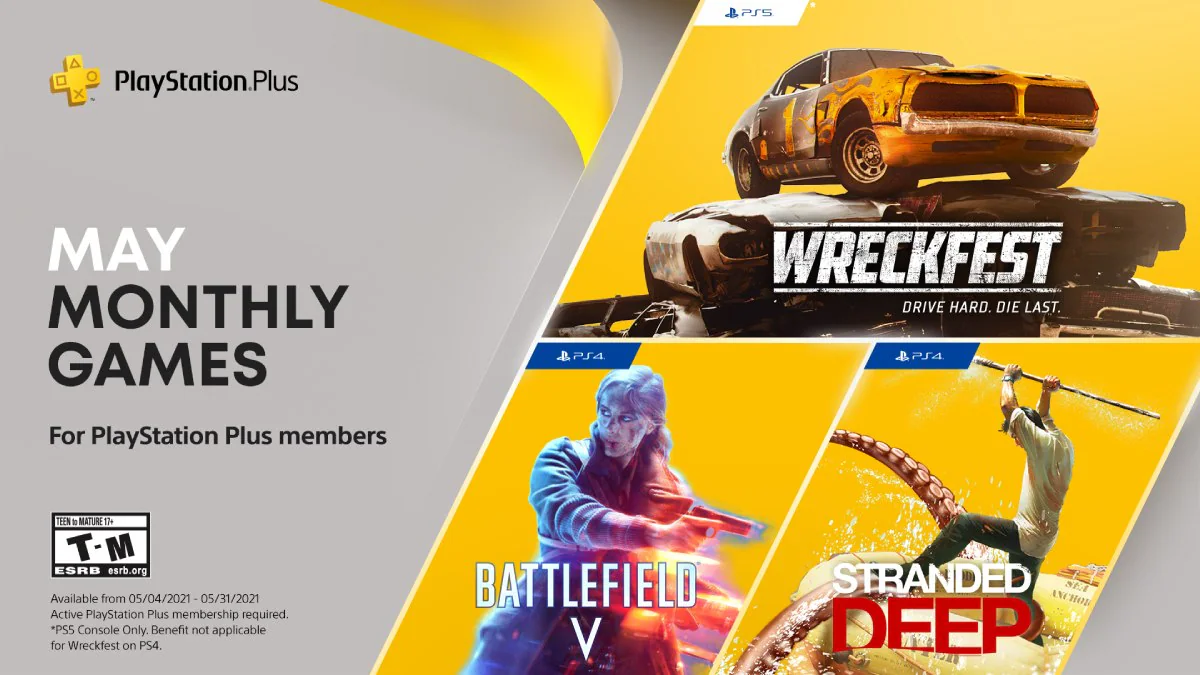 Here Are Your Free PlayStation Plus Games for May