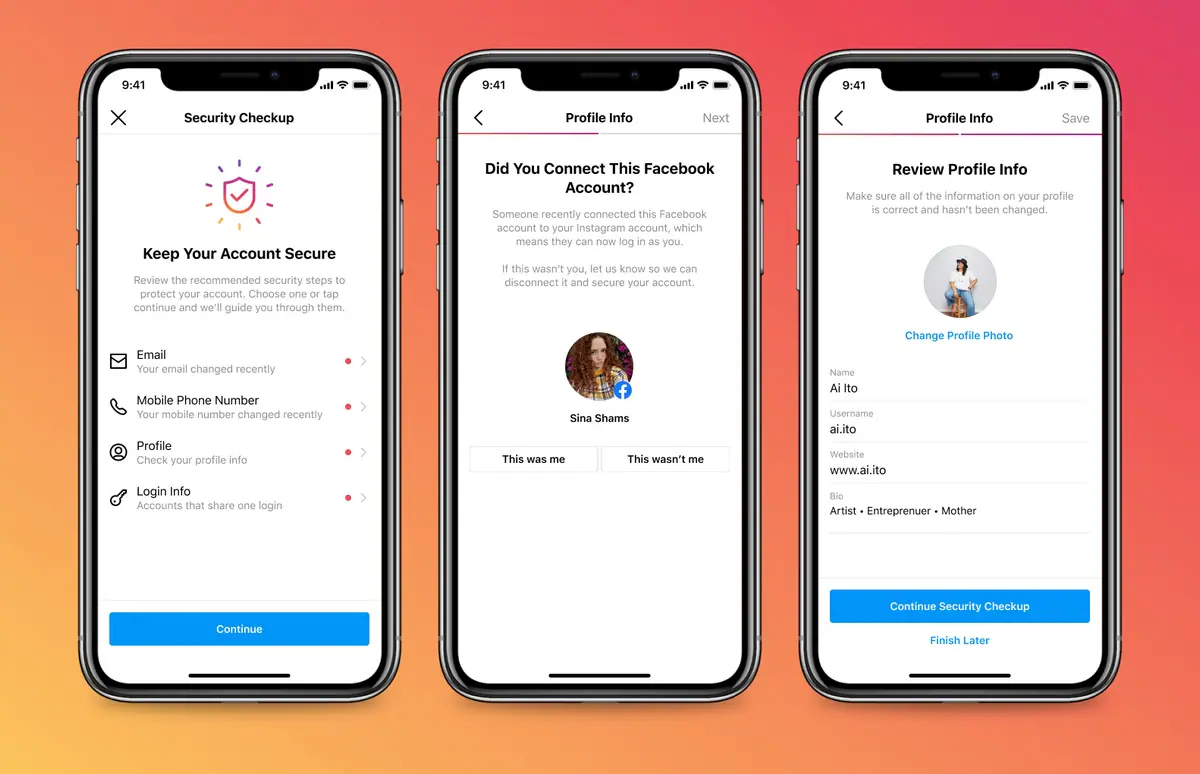 Instagram's Security Check Feature Will Help Secure Accounts Hacked Before
