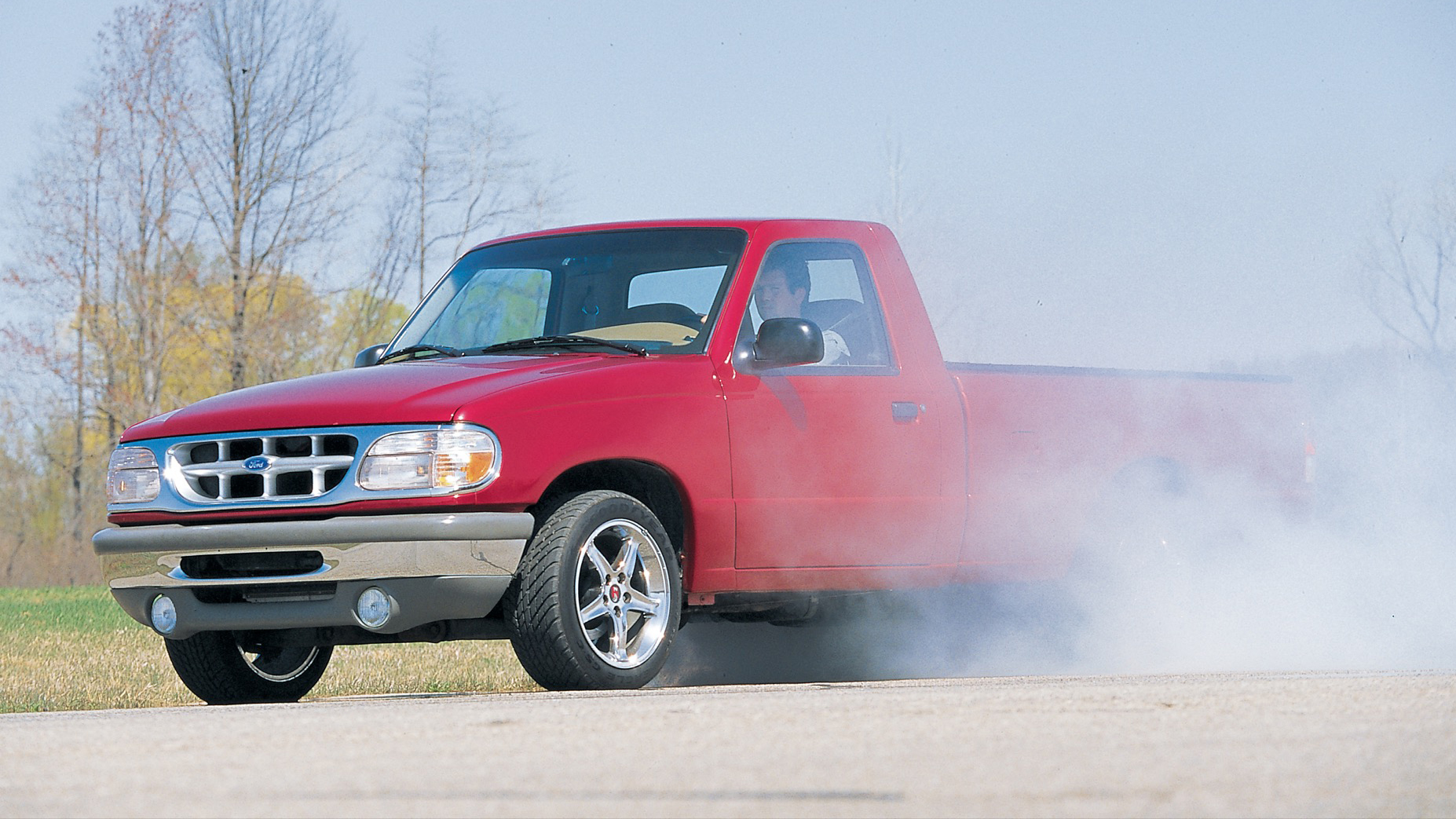 The Ford Ranger SVT V-8 Prototype Was a Smoke Machine With a Bed