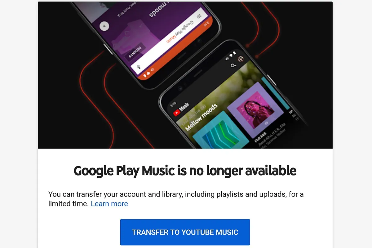 Google Play Music Begins Shutting Down, YouTube Music Adds New Features