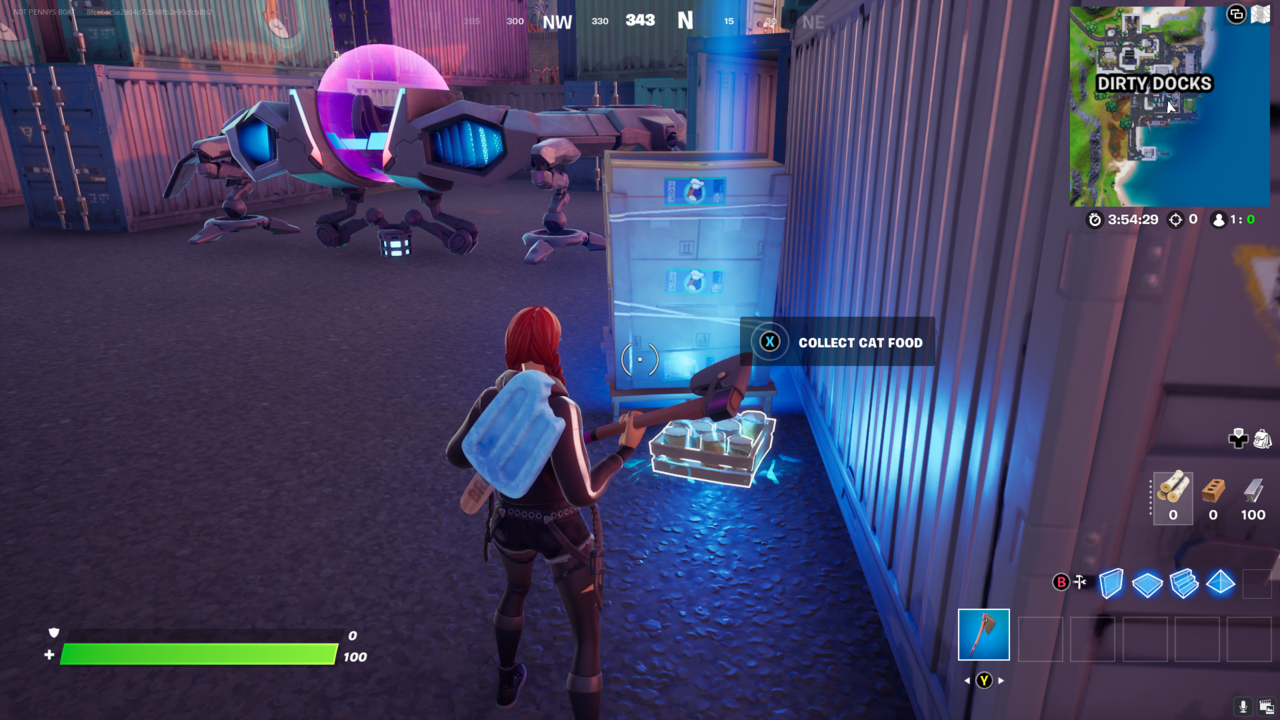 Fortnite: Where To Collect Cat Food