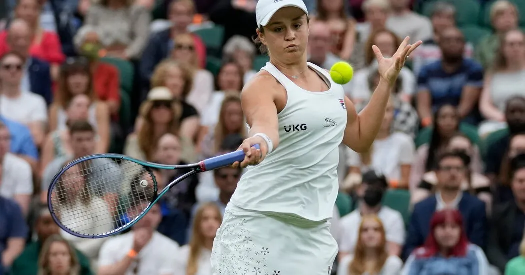 With a Scalloped Skort, Ashleigh Barty Salutes a Big Anniversary