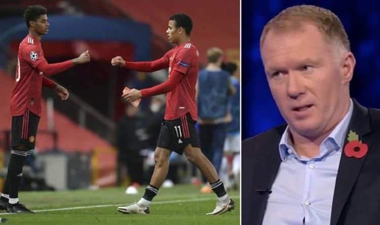 Man Utd hero Paul Scholes raises Marcus Rashford and Mason Greenwood worry in Fred demand