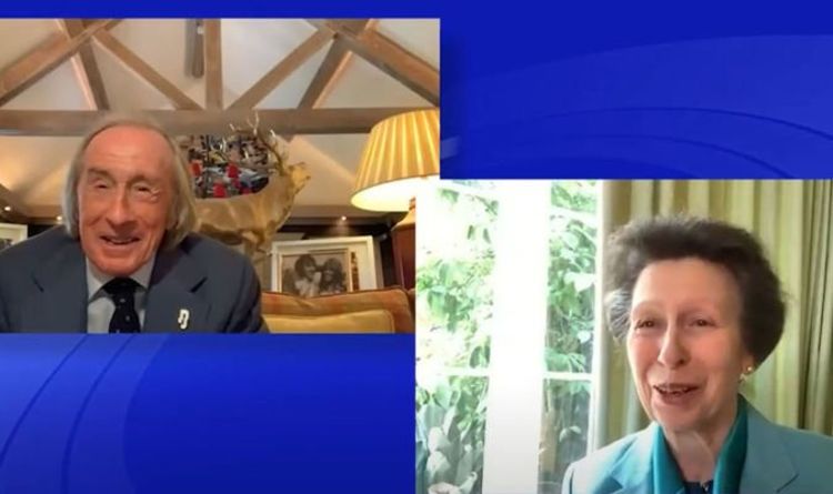 Princess Anne body language shows 'history of shared banter' with old pal Jackie Stewart