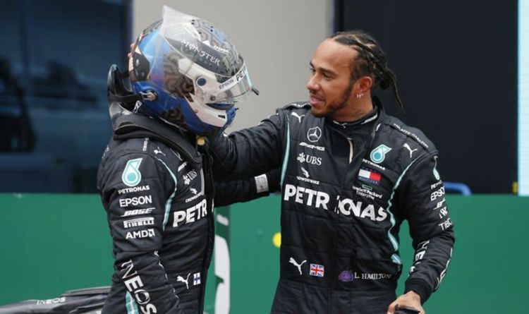 Valtteri Bottas reacts to Lewis Hamilton Mercedes return after George Russell stint