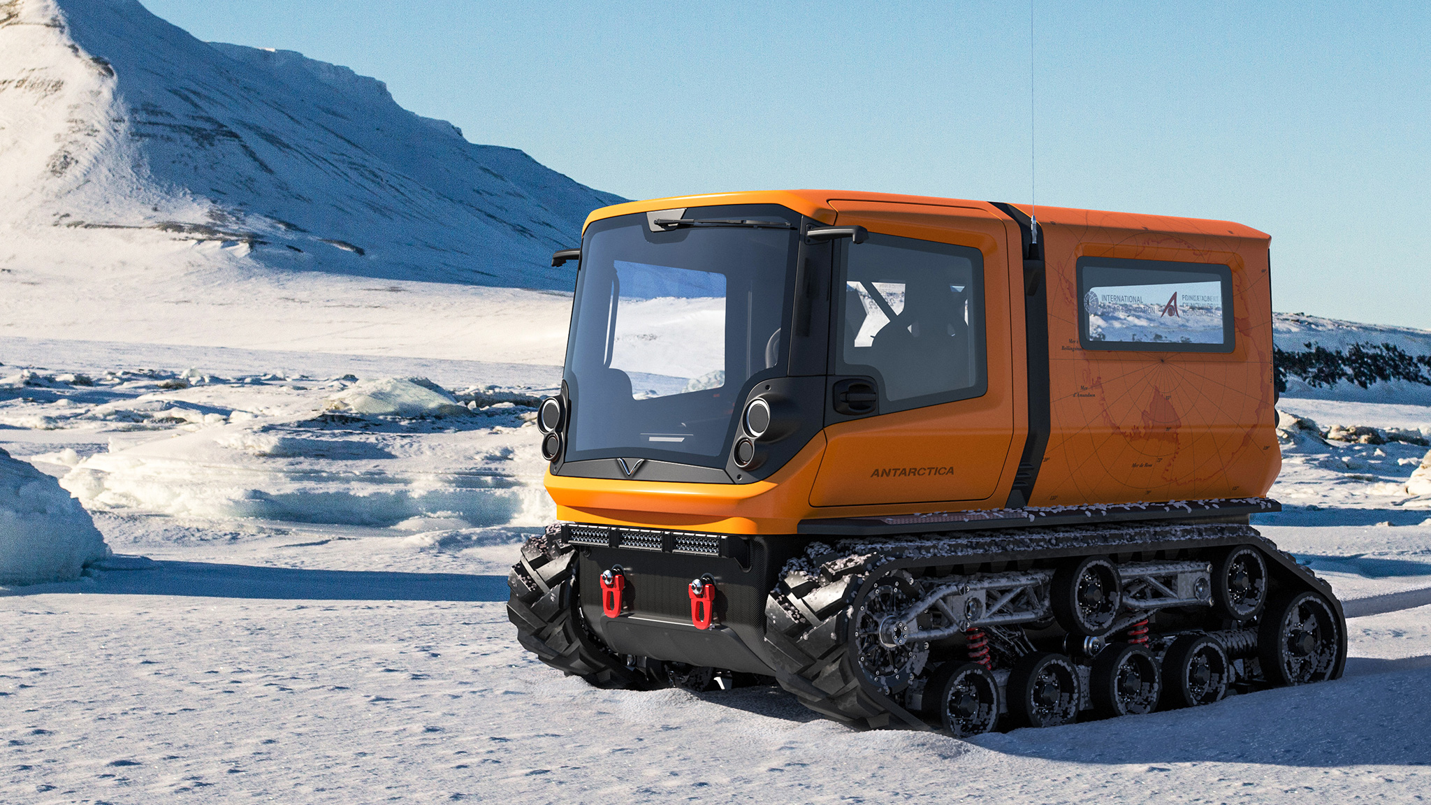 This Polar Exploration Vehicle Is All-Electric