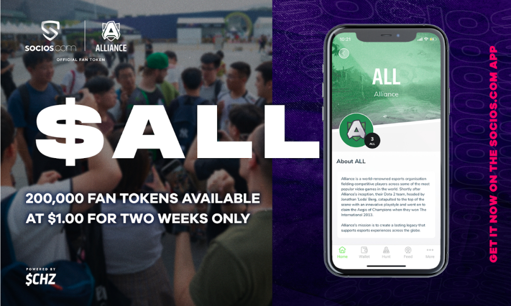 Alliance To Let Fans Choose Which GameThey Pick Up A Roster In When $ALL Fan Token Launches On December 11th
