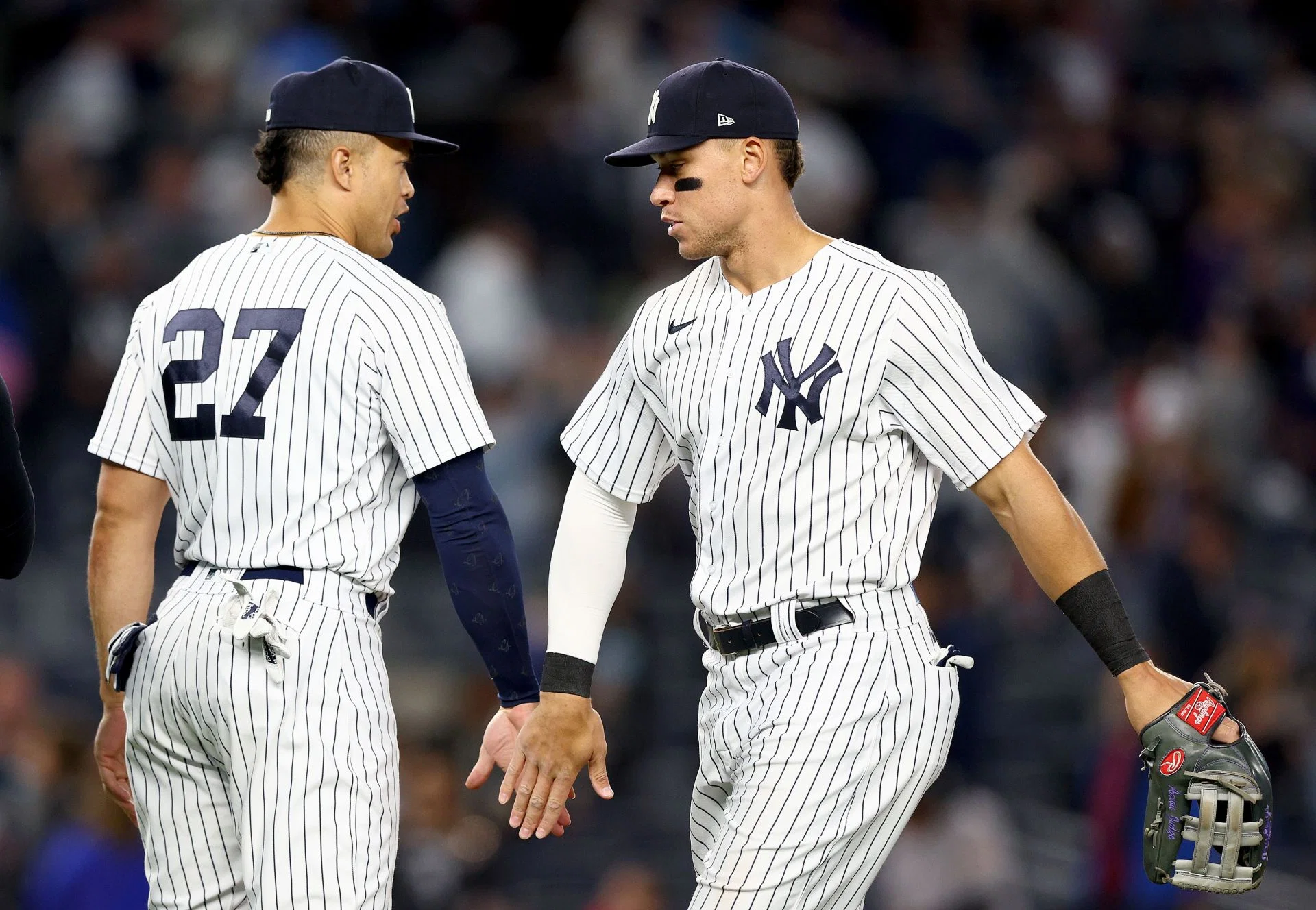 “Is it even legal for MLB to allow Aaron Judge and Giancarlo Stanton to be on the same team” - New York Yankee