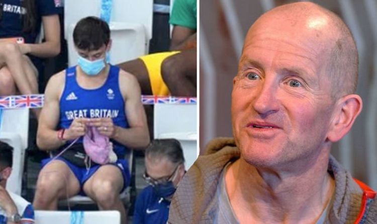 Tom Daley defended by Eddie the Eagle over viral knitting at Tokyo 2020 'It's important'