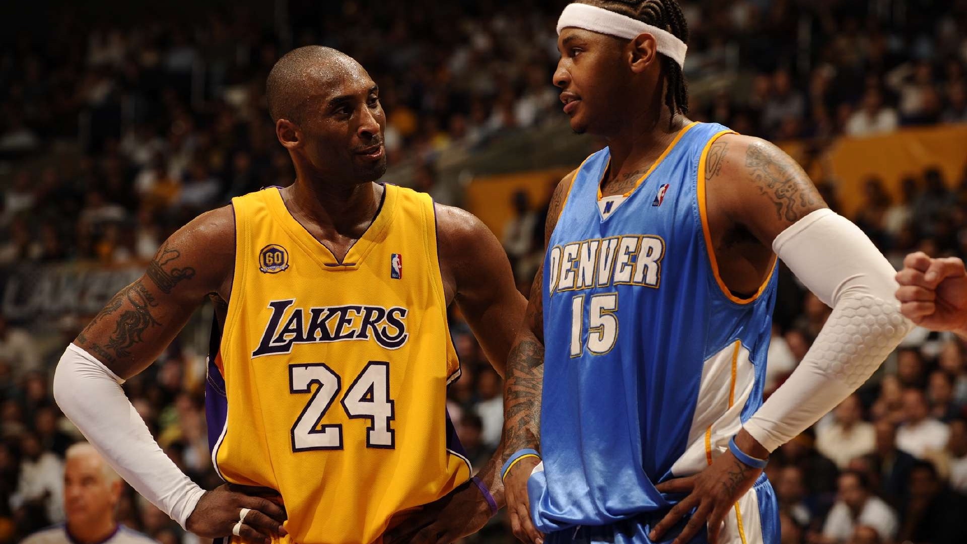 'He going at your neck': Carmelo Anthony recalls 'war' against Kobe Bryant in 2009 Western Conference Finals