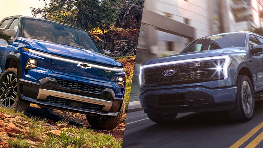 2024 Chevy Silverado EV vs. 2022 Ford F-150 Lightning | How do they compare?