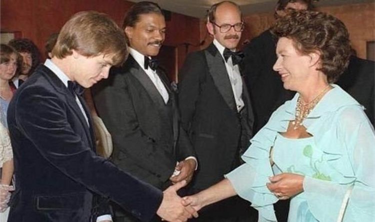 Why was Mark Hamill looking down when he met Princess Margaret? He just tweeted the reason