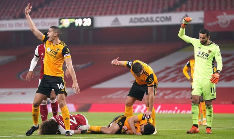 Raul Jimenez injury: Positive update offered on Wolves star after nasty David Luiz clash