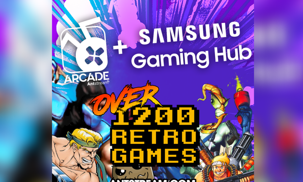 Antstream Arcade Announces Partnership with Samsung Gaming Hub