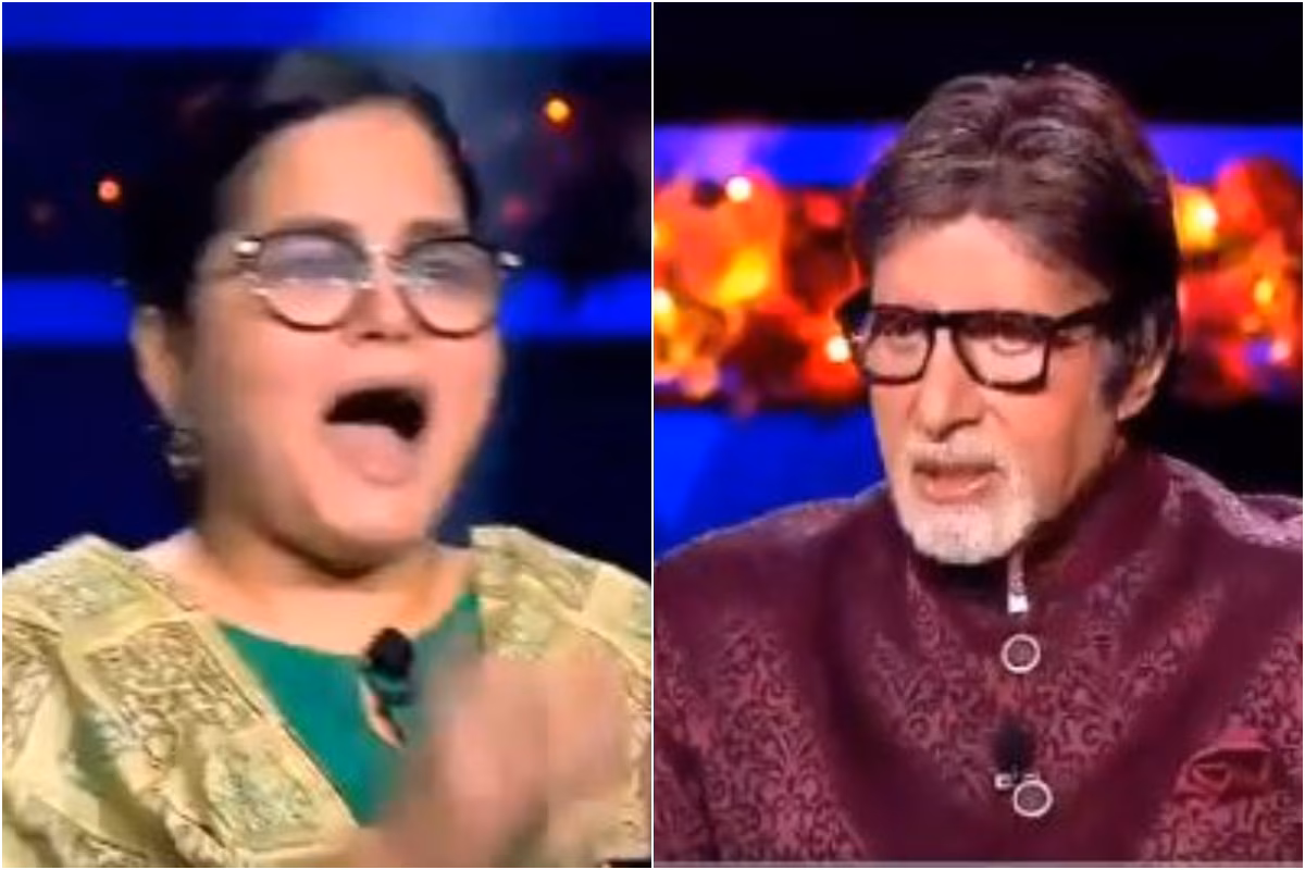 Kaun Banega Crorepati 12 Gets its First Crorepati in Nazia Nasim, Watch Amitabh Bachchan's Reaction
