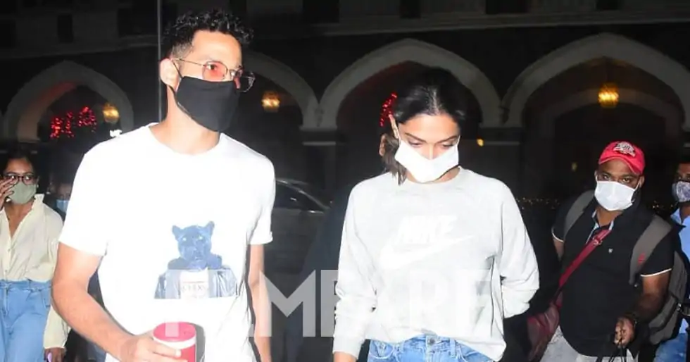 Photos: Deepika Padukone and Siddhant Chaturvedi snapped together