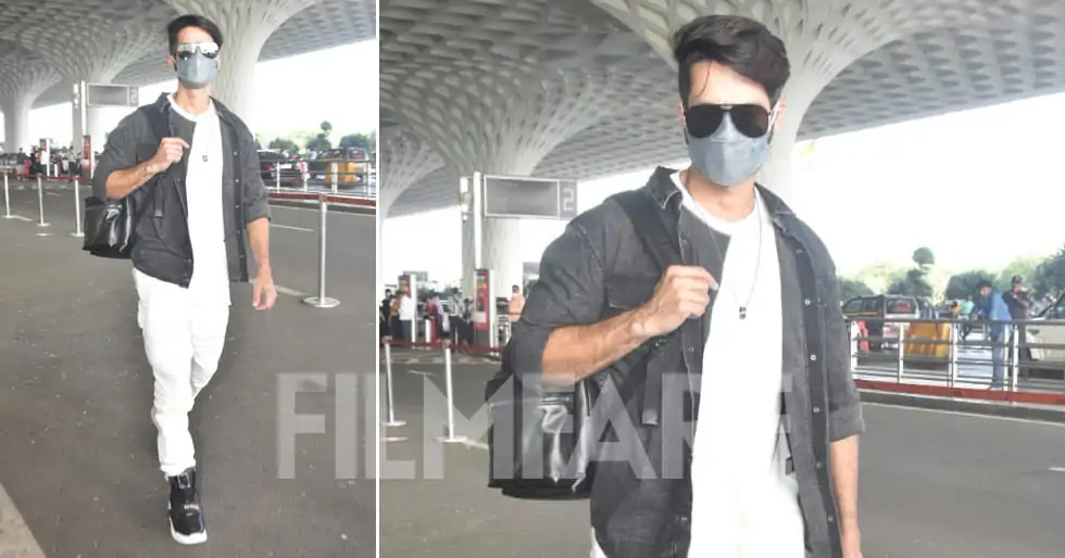 Shahid Kapoor clicked at the airport looking uber-cool