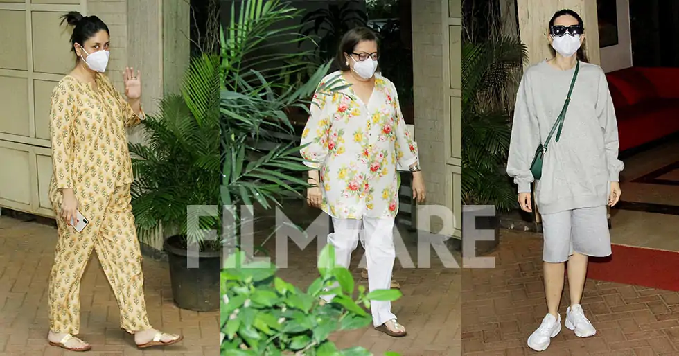 Kareena Kapoor Khan, Karisma Kapoor and Babita Kapoor snapped together
