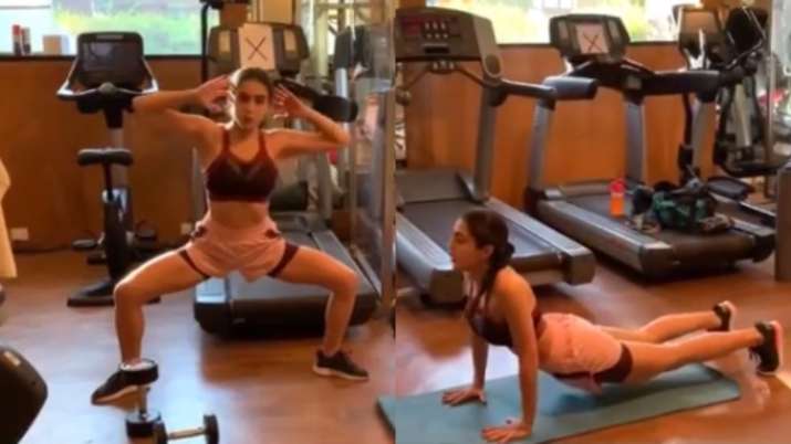 Get fit, take tips from Sara Ali Khan. Seen her latest workout video yet?