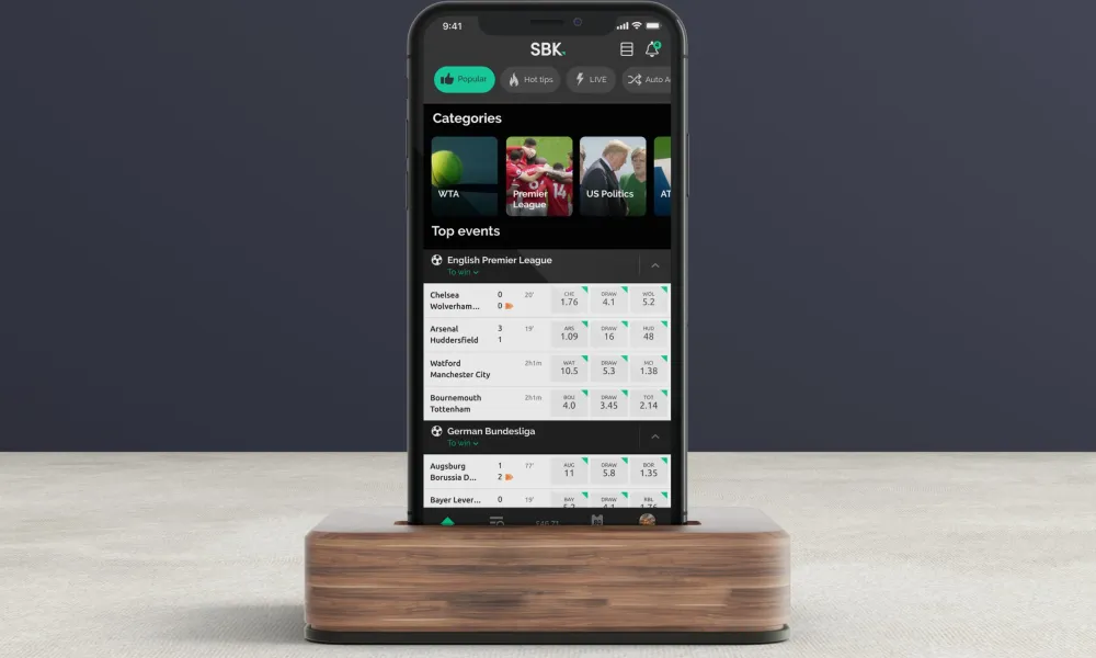 Best-price sportsbook app SBK joins Oddschecker grid