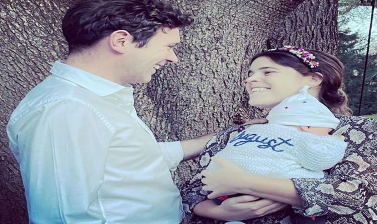 Princess Eugenie dresses baby in England romper - where to buy the patriotic outfit