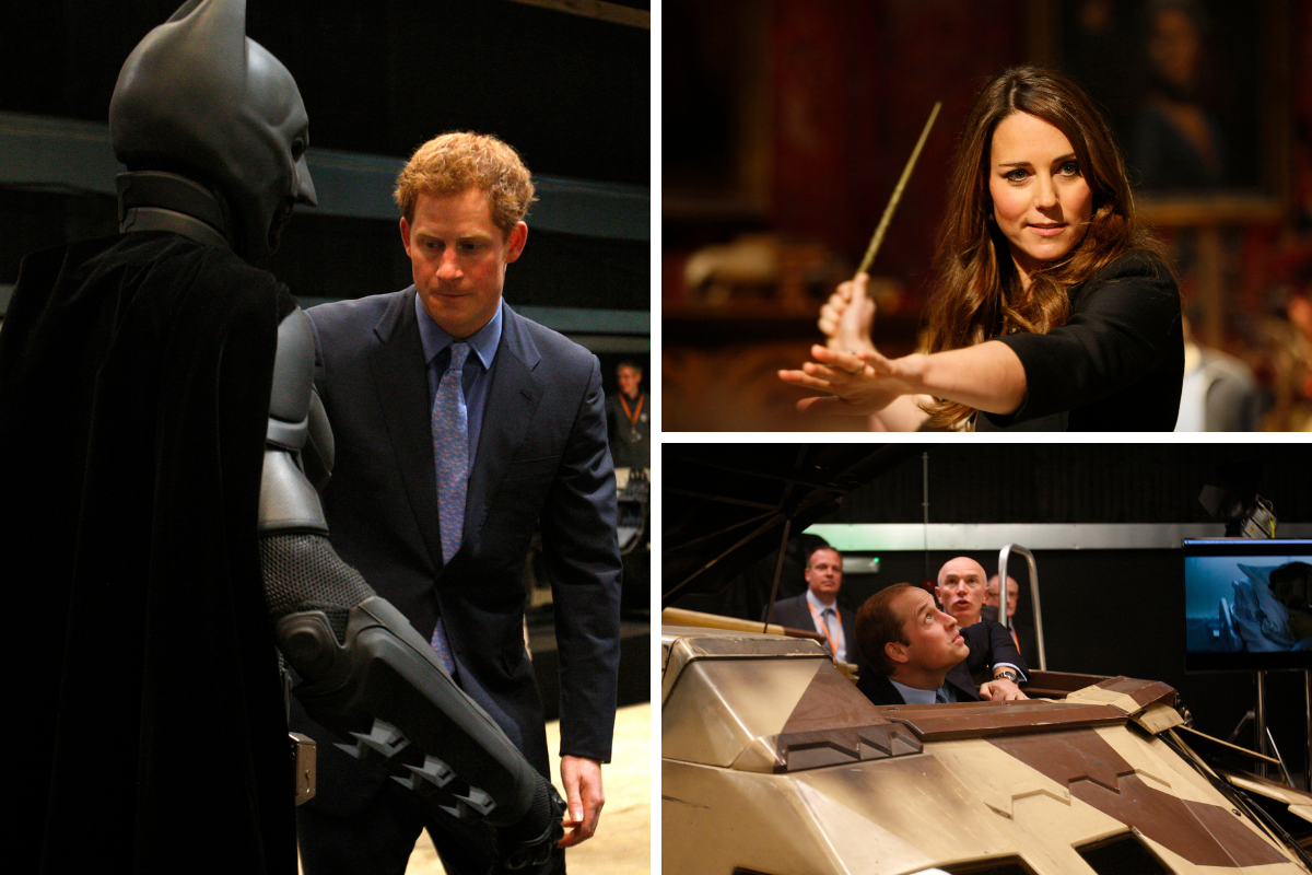 Looking back to when royals opened Warner Bros. studios