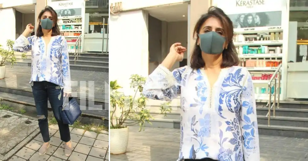 Neetu Kapoor steps out for a mid-week grooming session
