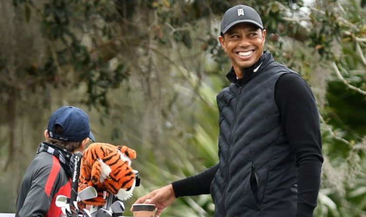 Tiger Woods and son Charlie show off incredible golf skills in epic video footage