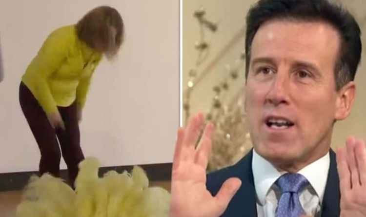 Anton du Beke reacts to Jacqui Smith 'kicking off' in behind-the-scenes Strictly video