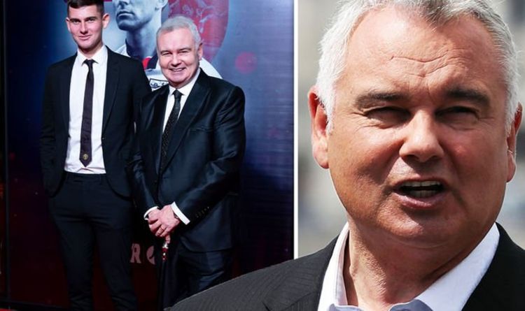 Eamonn Holmes, 61, relies on walking stick during rare red carpet appearance with son Jack
