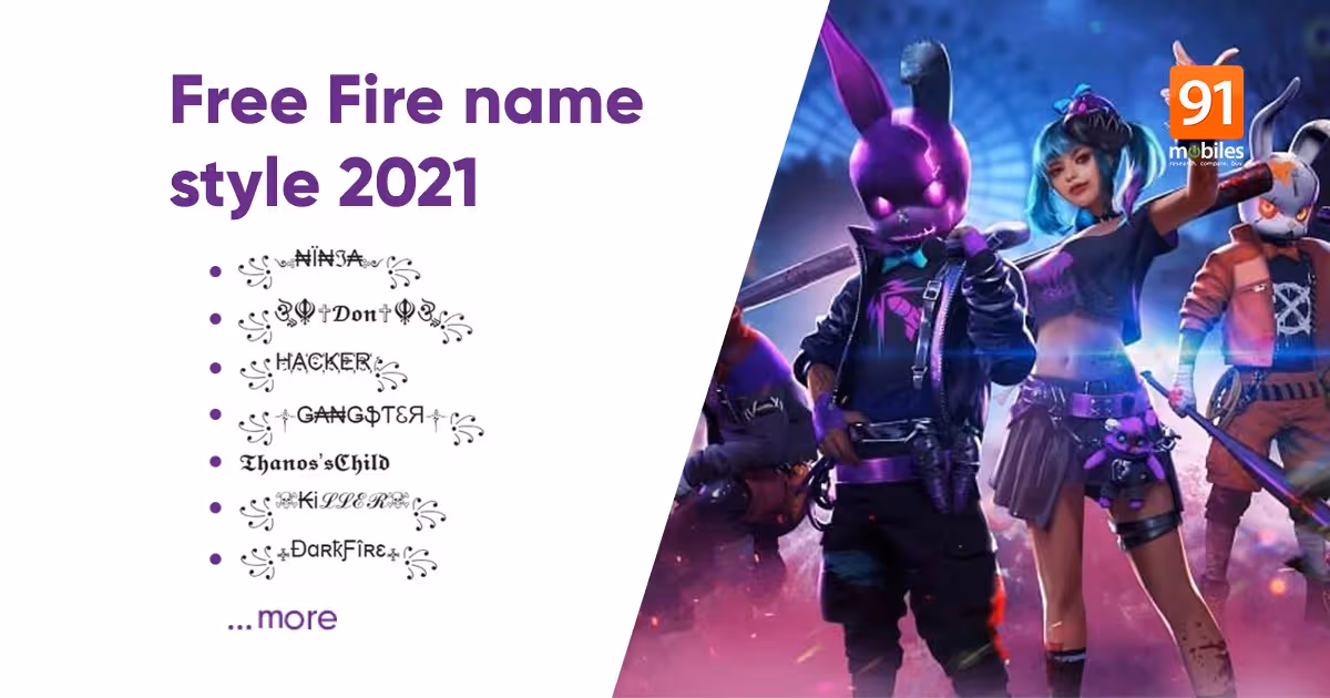 Best Free Fire names 2021: How to change Free Fire names on mobile, PC, and more