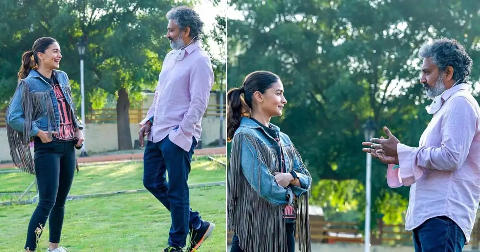 In pictures: Alia Bhatt meets up with SS Rajamouli