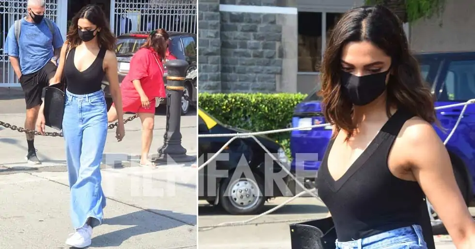 Take notes from Deepika Padukone on how to wear flared denims perfectly for casual outing