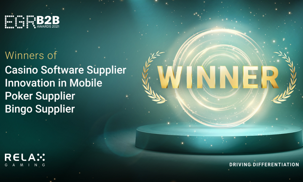 Relax Gaming leads the way with four EGR Awards