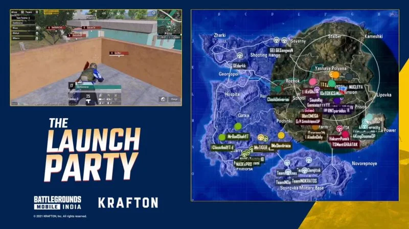 Battlegrounds Mobile India: The Launch Party day 1 overall standings, highlights, and more