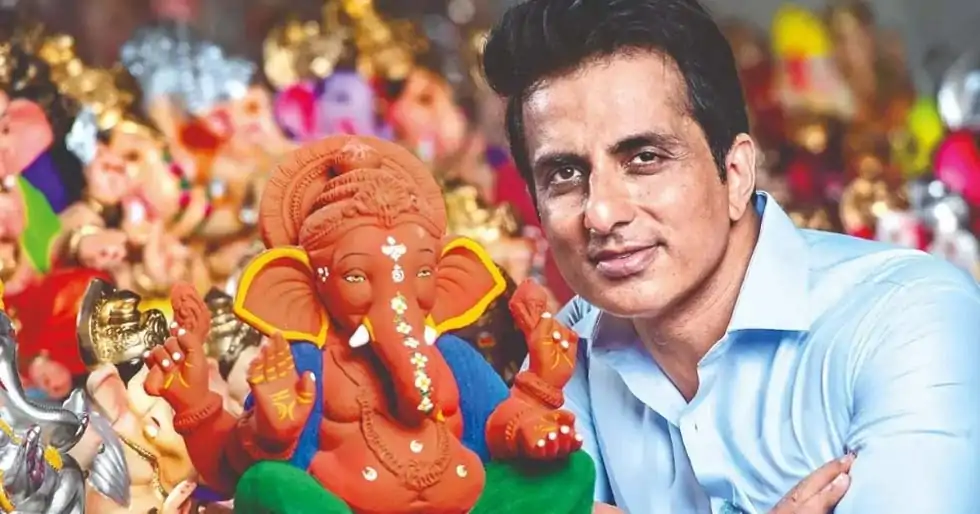 Sonu Sood talks about bringing Ganpati home for the last two decades