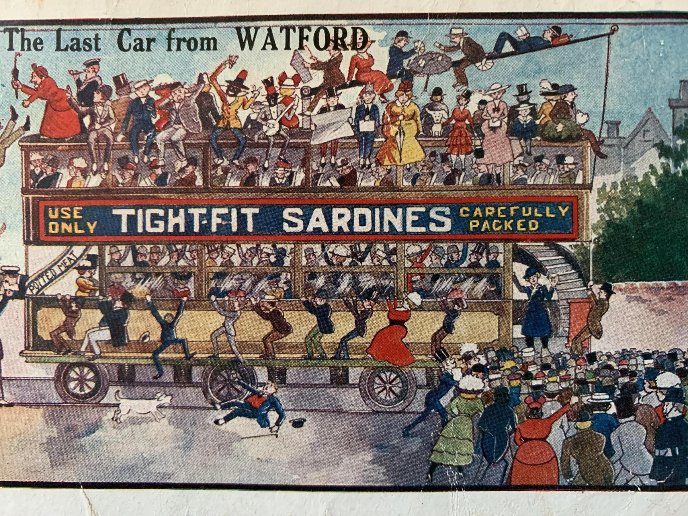 Light-hearted look at vintage postcards with local links