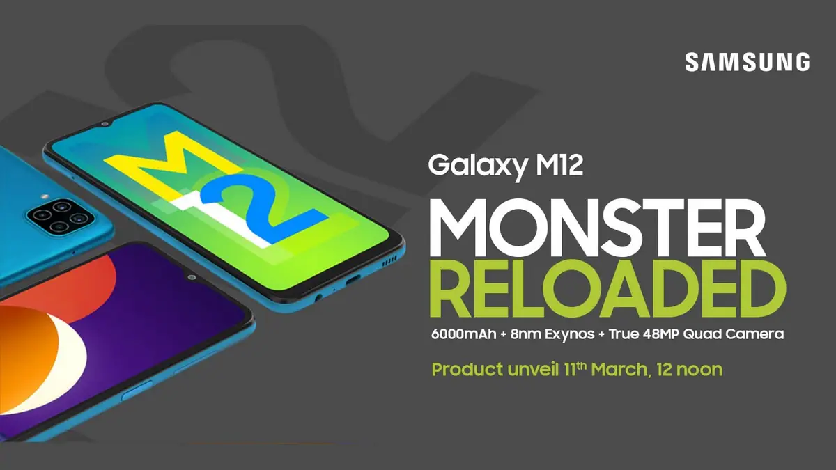 Samsung Galaxy M12 India Launch Set for March 11