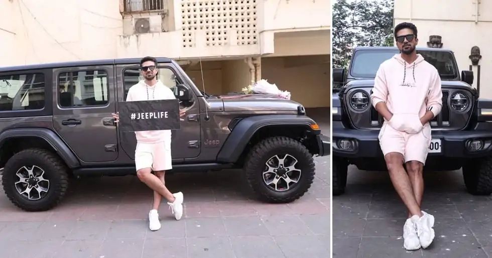 Saqib Saleem shows off his new ride